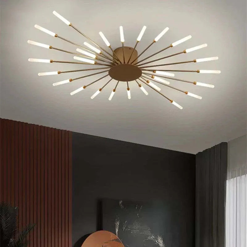 مصباح سقف LED حديث - إضاءة أنيقة وتصميم معاصر 
