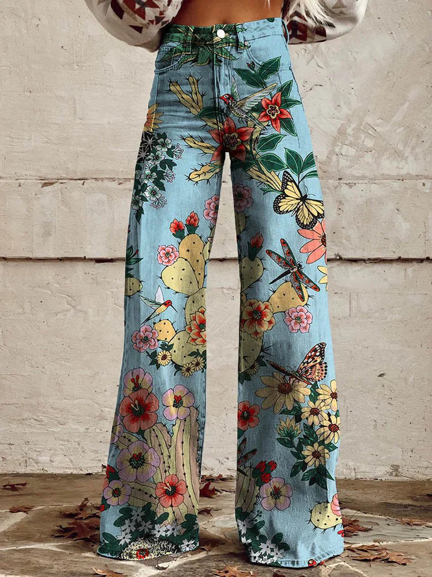 Carine | Kleurrijke Broek – Moderne Comfort en Trendy Snit 