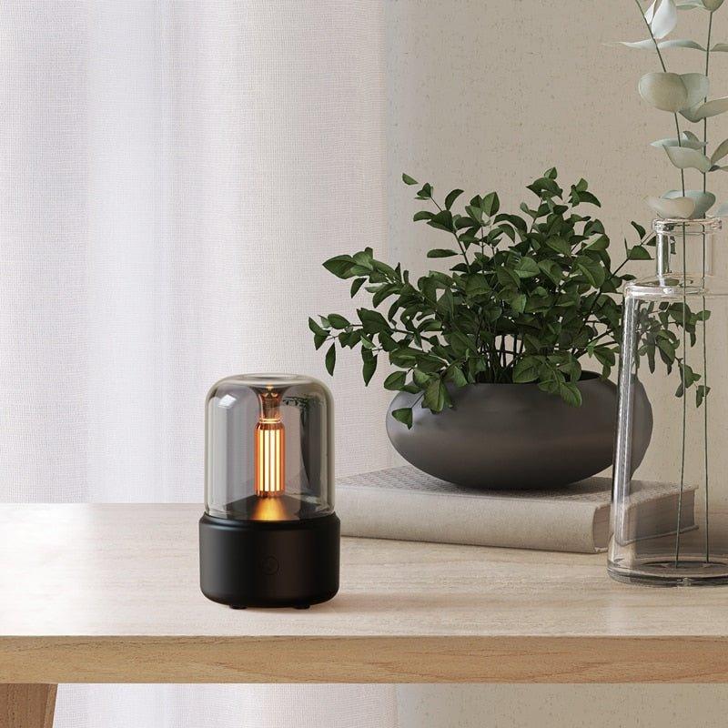 Aromidiffuusori Lamppu — Rauhoittava Tulimaisema 
