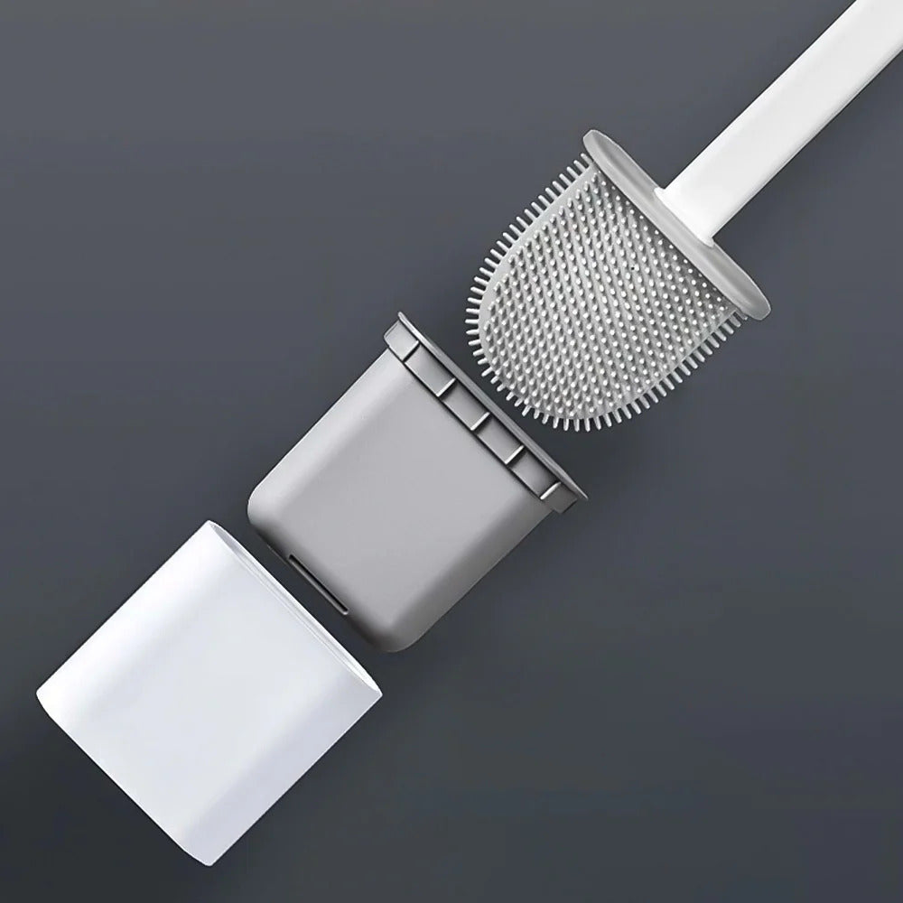 Flexibele Siliconen Toilettborstel – Duurzaam en Antibacterieel Ontwerp 