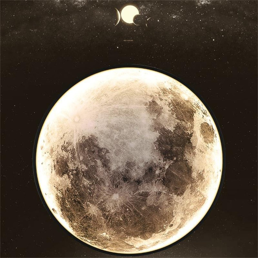 Wandlampe 3D LED – Mond für eine einzigartige Atmosphäre 