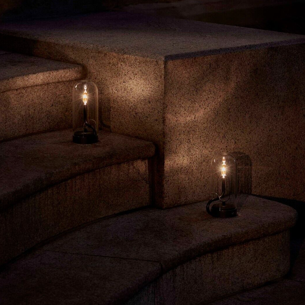 Tischlampe — Warmes Licht Flammeneffekt 