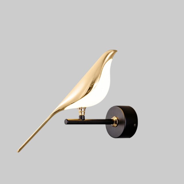Aplique de Pared Pájaro – Decoración Lumínica y Delicada 