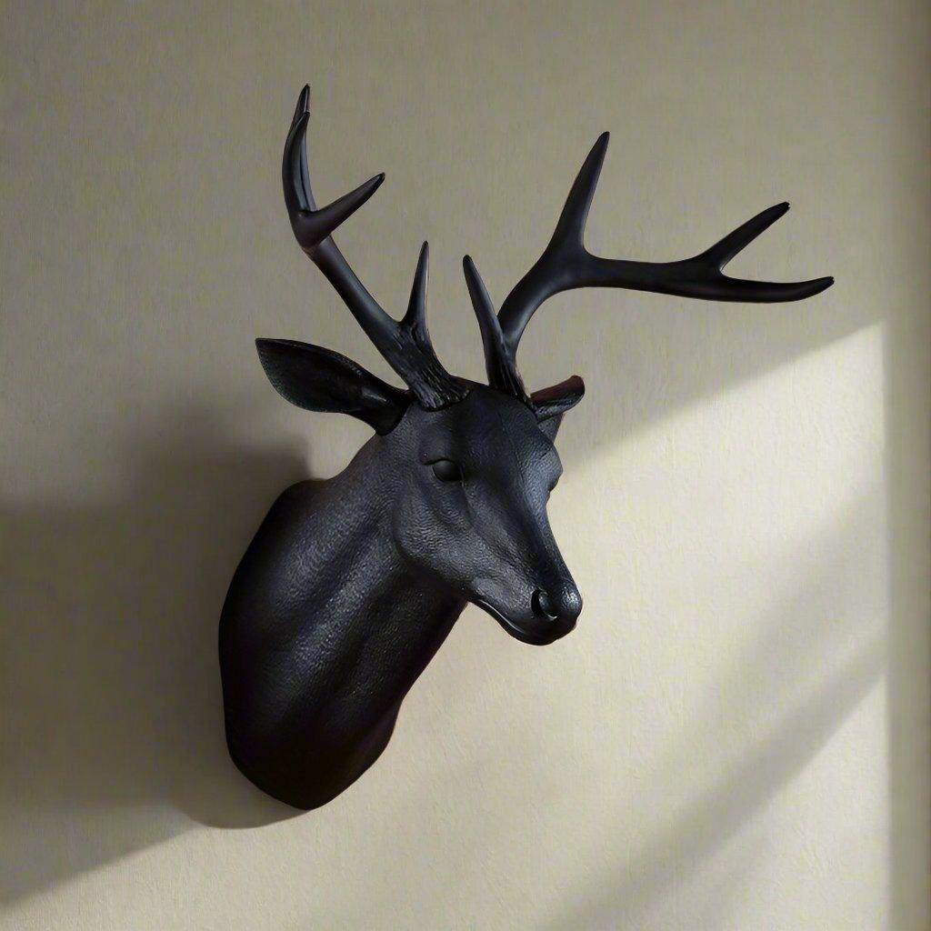 Veggsn sculpture av hjort – Moderne stil 