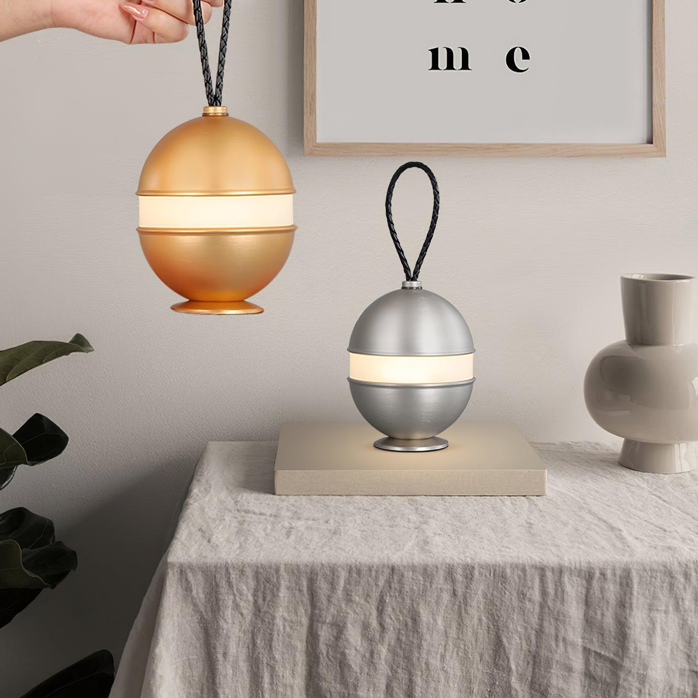 Uppladdningsbar sfärlampa - Chic design och avslappnande ljus