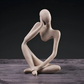 Abstracte Sculptuur Denker – Contemplatieve Elegant En Modern Ontwerp 