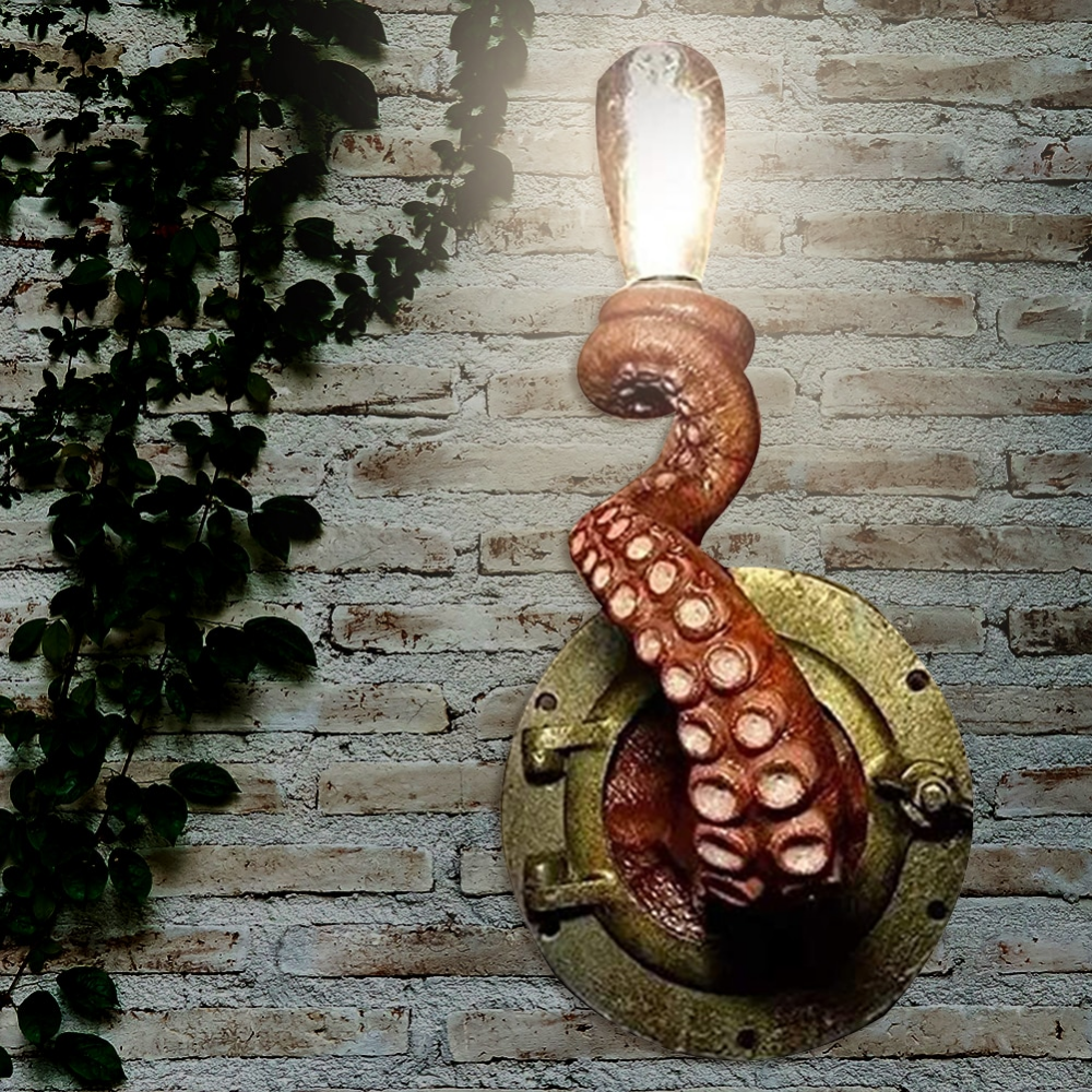 Originele Wandverlichting – Tentakelontwerp Geïnspireerd Door De Zee 