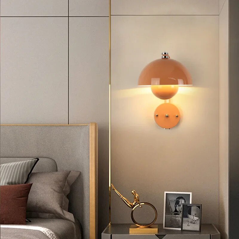 Upplyst vägglampa - Elegant belysning och en varm atmosfär