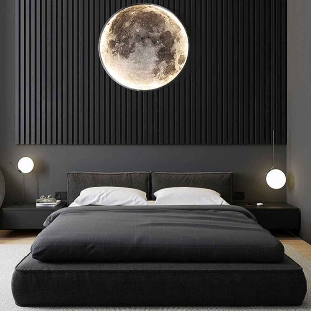 Wandlampe 3D LED – Mond für eine einzigartige Atmosphäre 