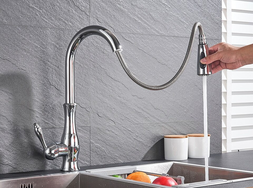 Robinet De Cuisine Escamotable – Gain De Place Et Flexibilité