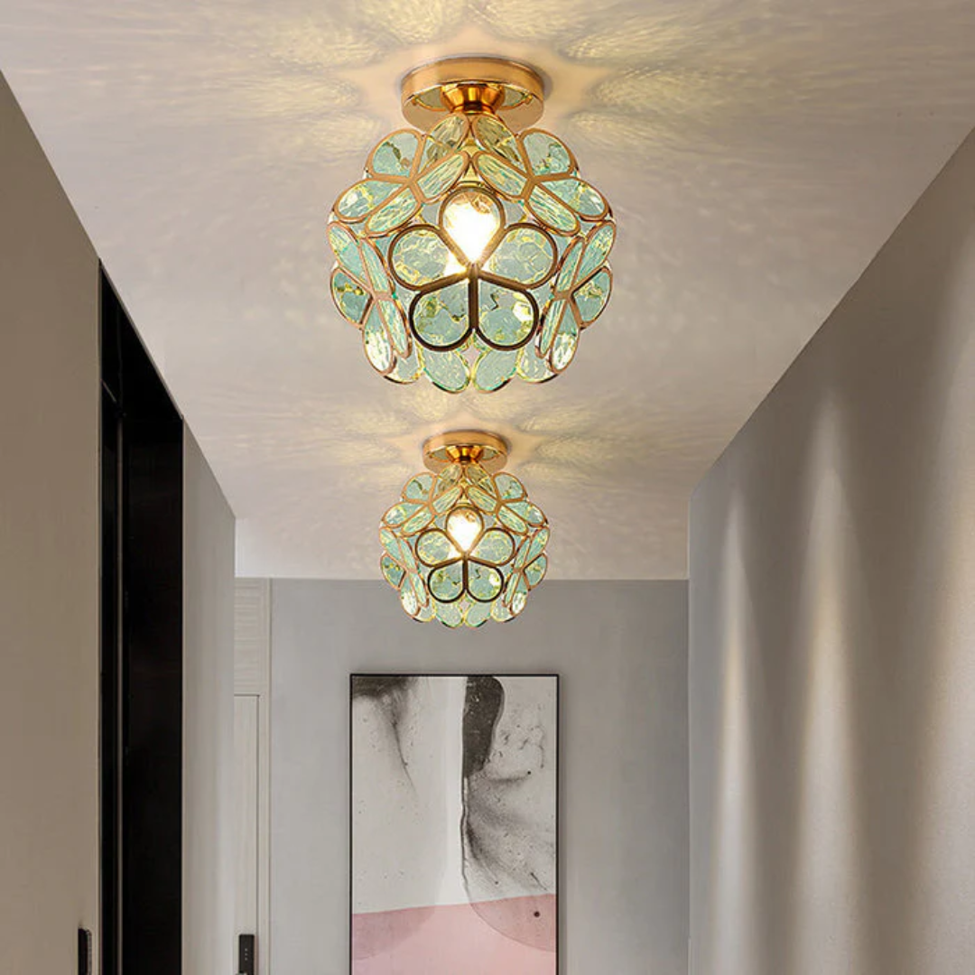 Lámpara de Techo en Forma de Flor – Diseño Delicado y Moderno 