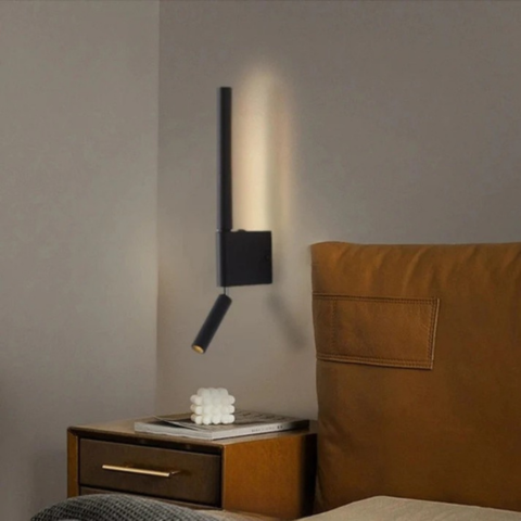 Lampa ścienna LED z czytnikiem – praktyczna i elegancka 