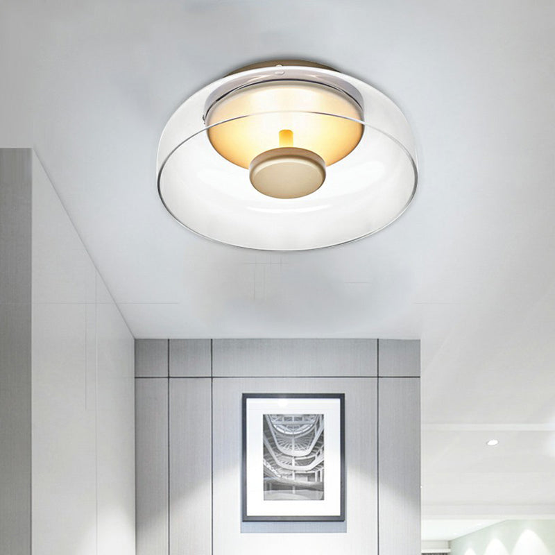 Plafoniera a LED in Vetro – Illuminazione Elegante e Moderna 