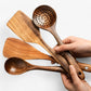 Conjunto De Utensílios De Cozinha – Elegância Natural E Utilização Diária 
