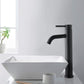 Povrchově zvýšený umyvadlový kohoutek – Elegantní matná černá 
