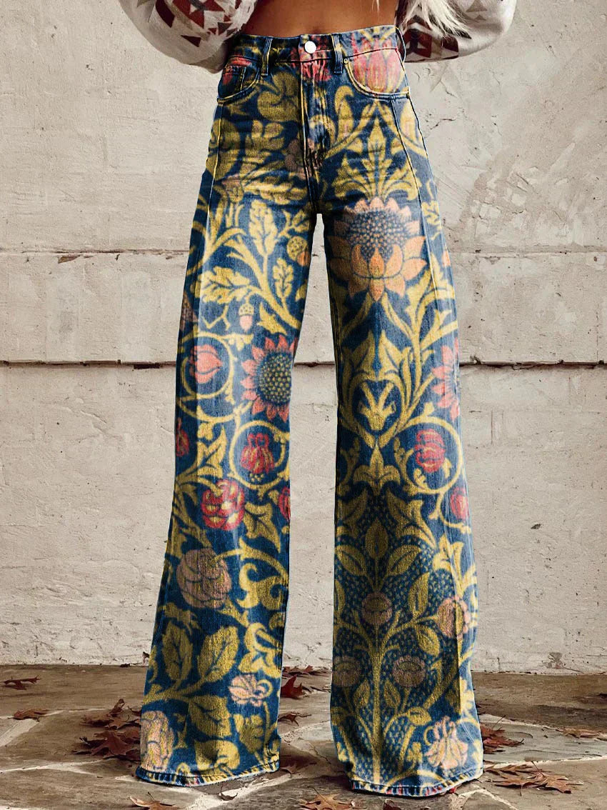 Carine | Kleurrijke Broek – Moderne Comfort en Trendy Snit 