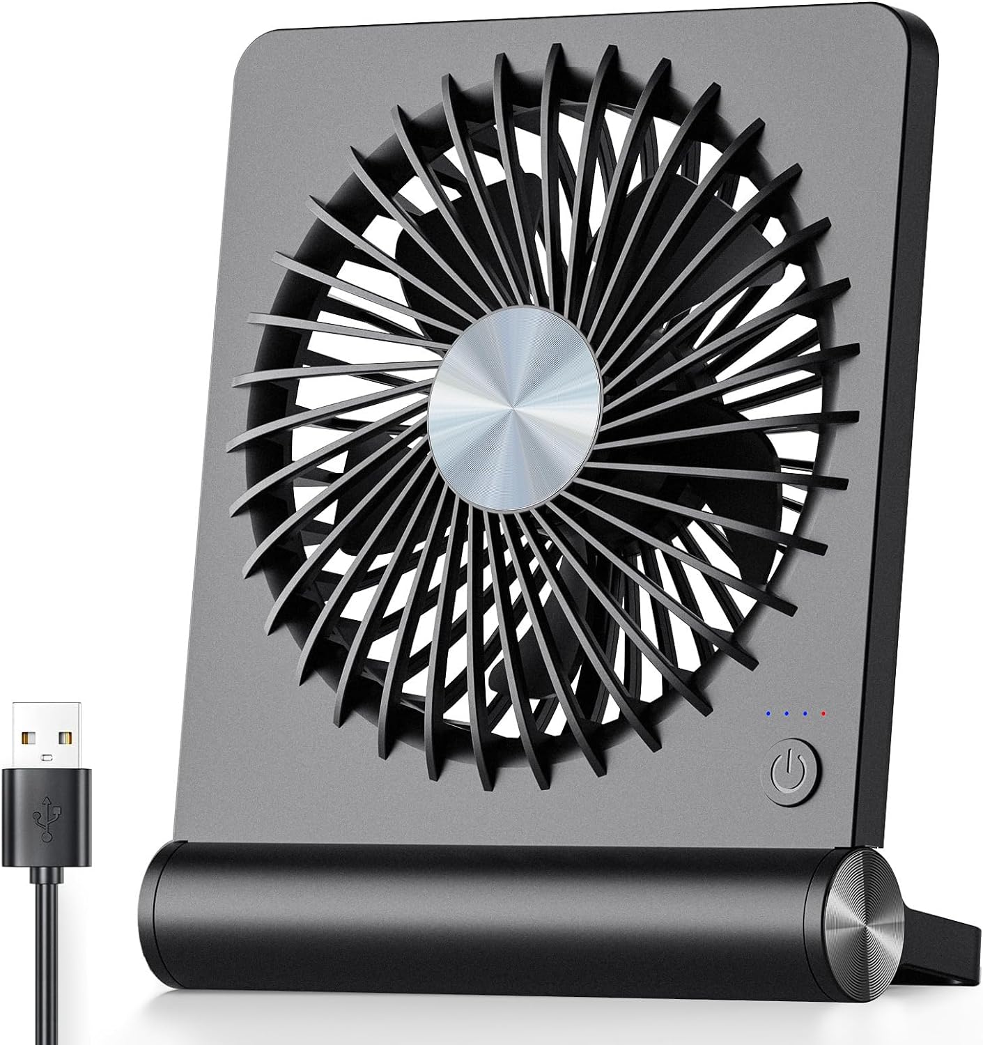 Ventilatore da Tavolo Ultra-Silenzioso – Velocità e Comfort Ottimali 
