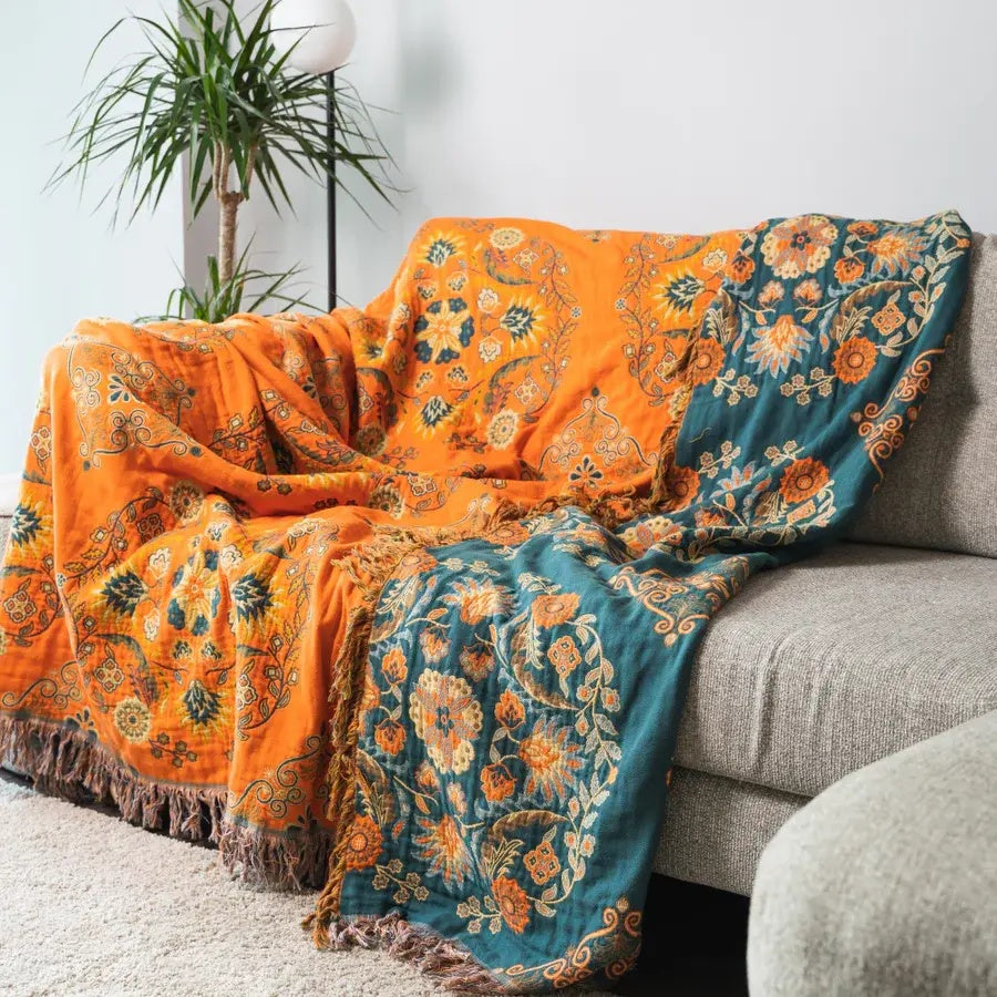 Manta reversible Marigold 
