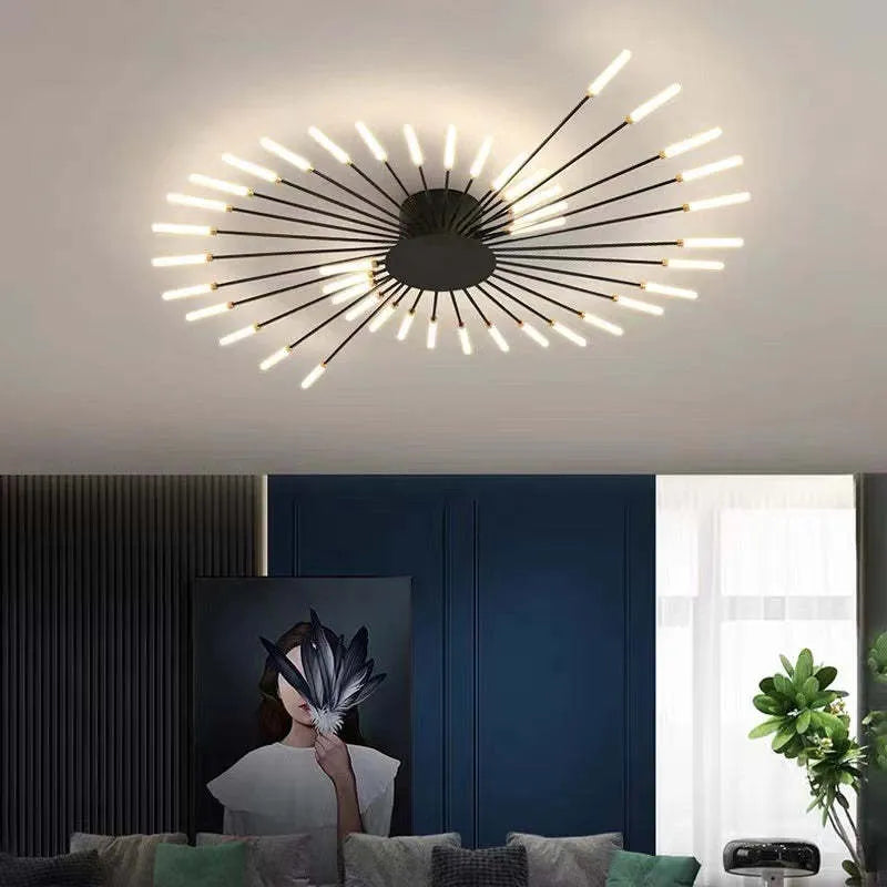 مصباح سقف LED حديث - إضاءة أنيقة وتصميم معاصر 
