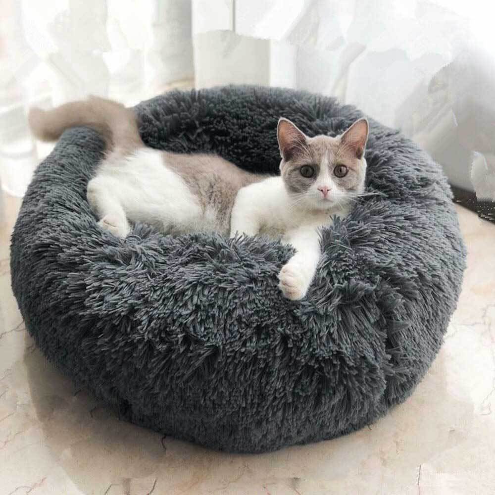 猫用のふわふわベッド - 超モフモフ 