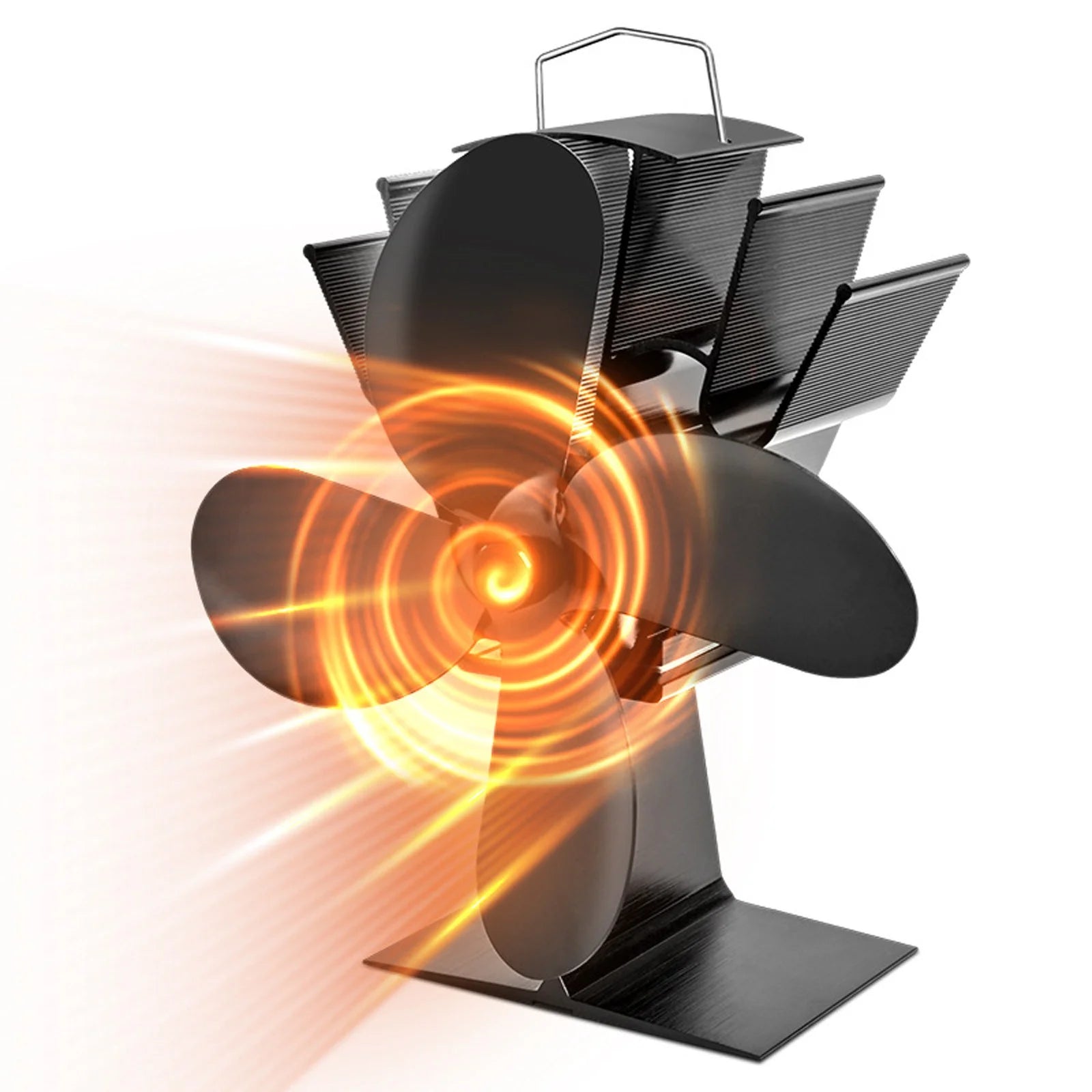 Ventilateur De Poêle À 5 Pales — Diffusion Optimale De La Chaleur