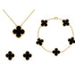 Conjunto De Joyas   – Élegancia Dorada En Acero Inoxidable 