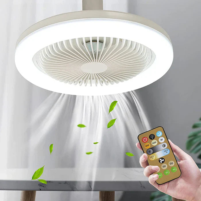 Multifunktionaler Deckenventilator – Luftzirkulation und integrierte Beleuchtung 