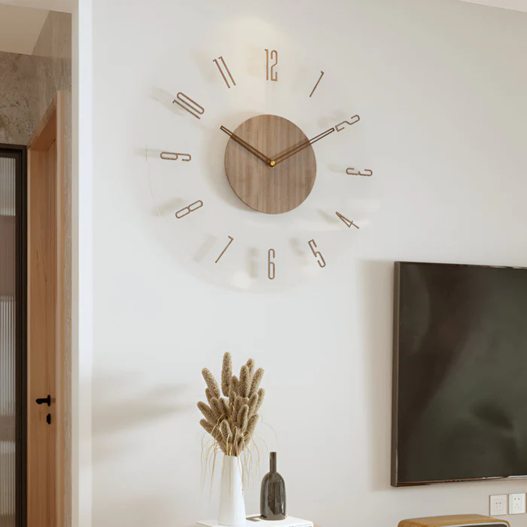 Duża Zegar Ścienny – Elegancki i Nowoczesny Design 
