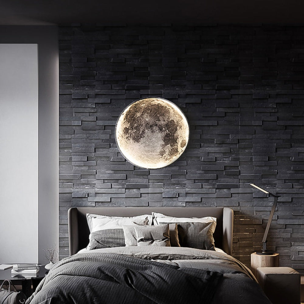 Wandlampe 3D LED – Mond für eine einzigartige Atmosphäre 