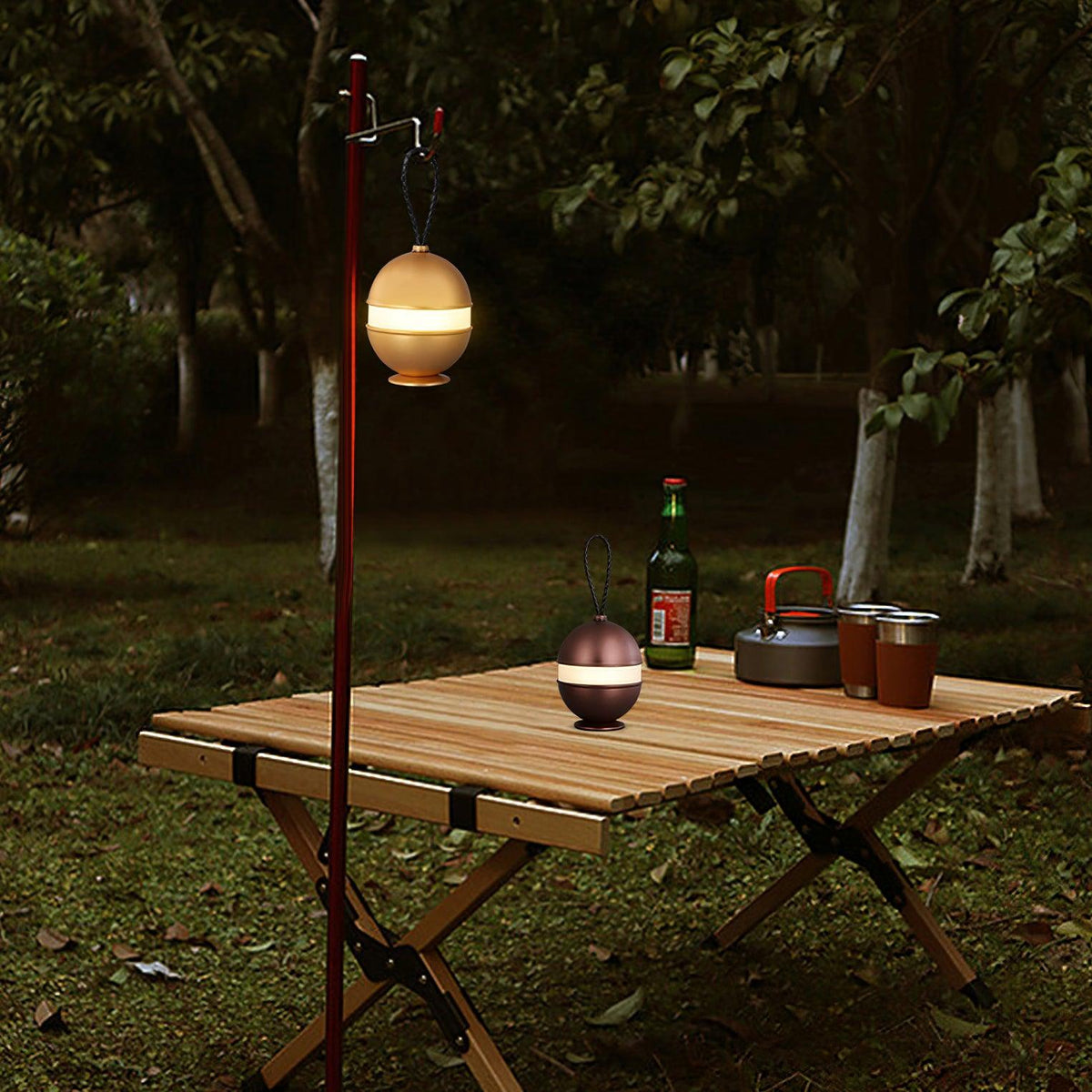 Wiederaufladbare Sphärenlampe - Schickes Design & Entspannungslicht