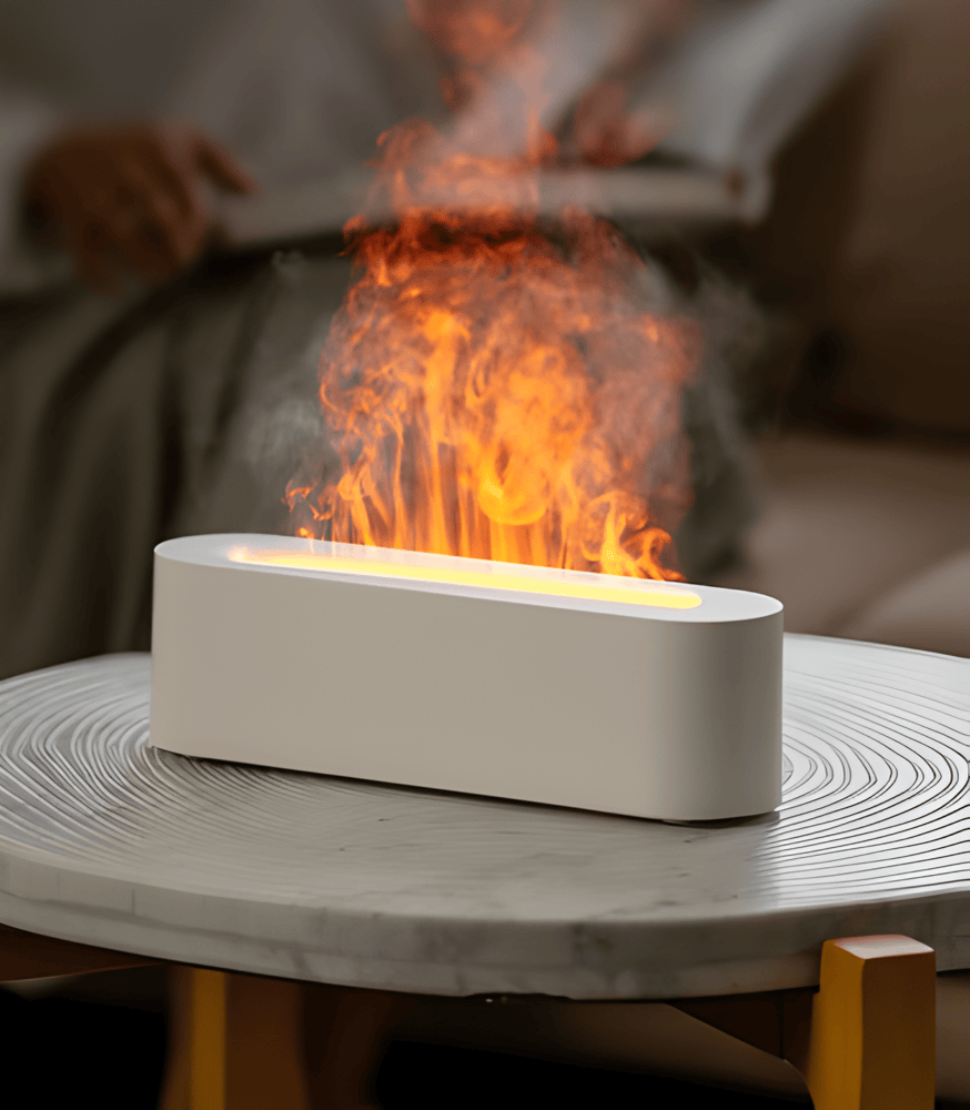 Διαχυτής αρωμάτων USB με πολύχρωμο φωτισμό LED - χαλαρωτική ατμόσφαιρα & ελαφριά ομίχλη