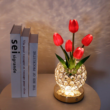 Touch Table Lamp – Elegant Crystal Shine 