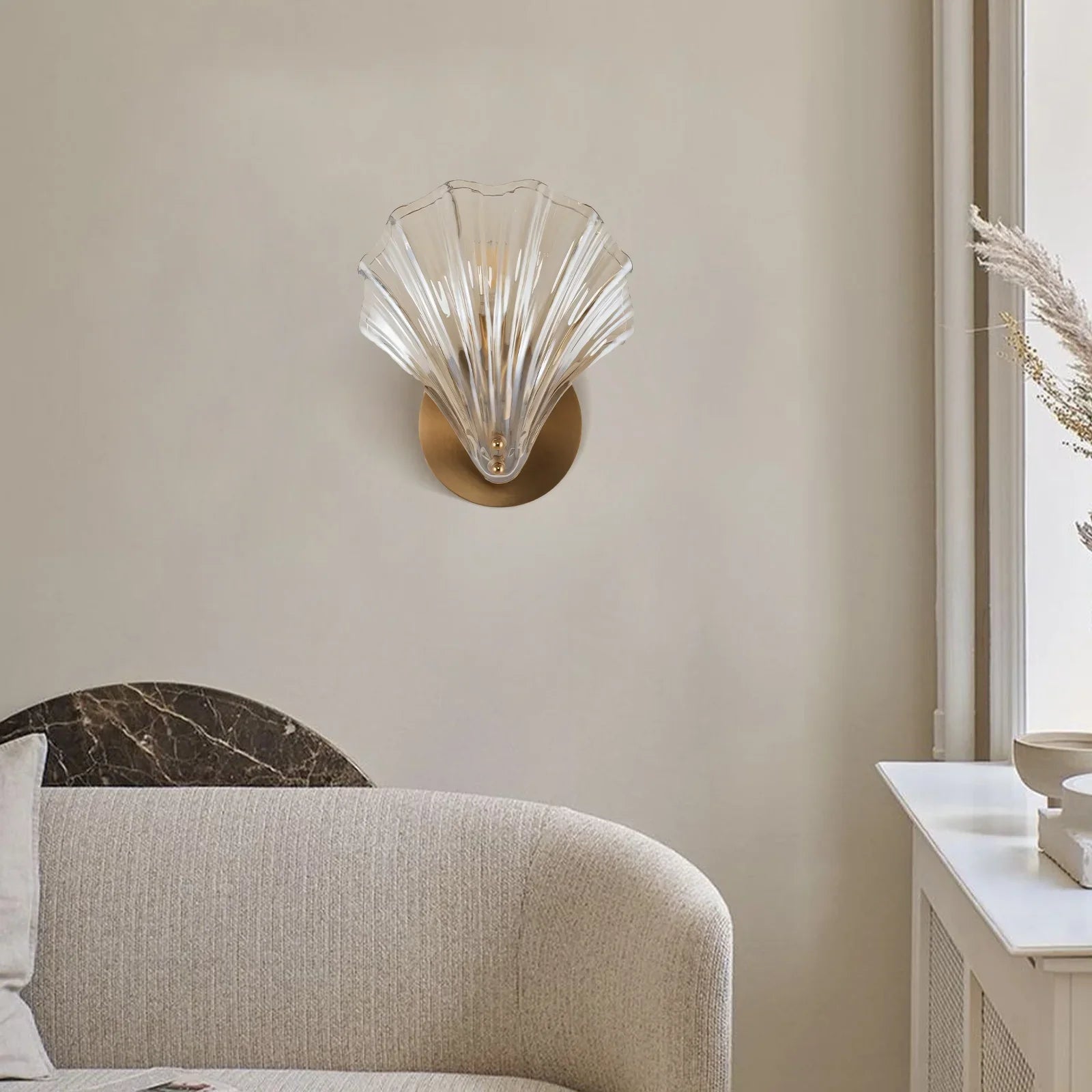 Vegglampe Skjell – Elegant og Maritim Belysning 