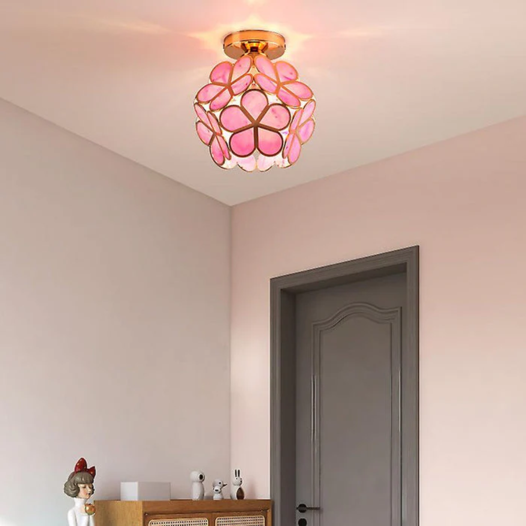 Lámpara de Techo en Forma de Flor – Diseño Delicado y Moderno 