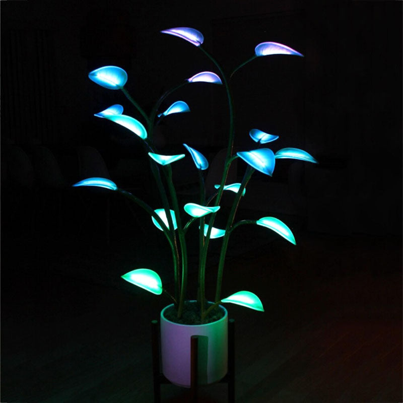 Lámpara LED Mágica en Forma de Planta – Ambiente Natural y Encantado 