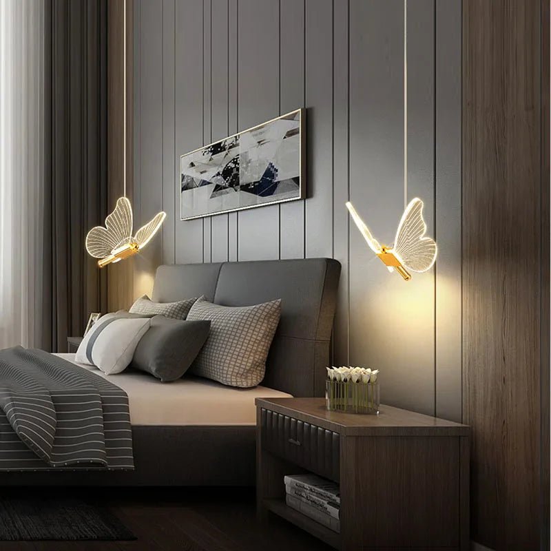 Luz Suspensa Borboleta – Elegância e Originalidade 