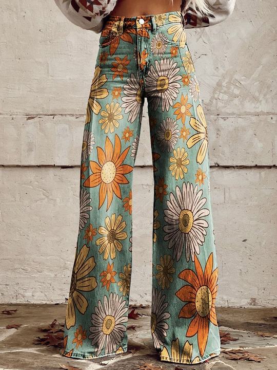 Carine | Kleurrijke Broek – Moderne Comfort en Trendy Snit 