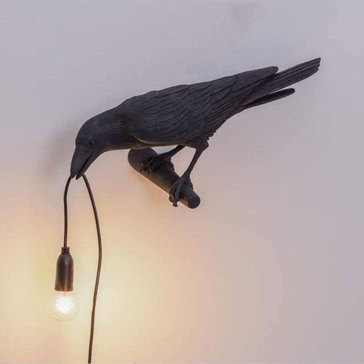 Decoratieve Lamp — Kraai Voor Een Mystieke Sfeer 