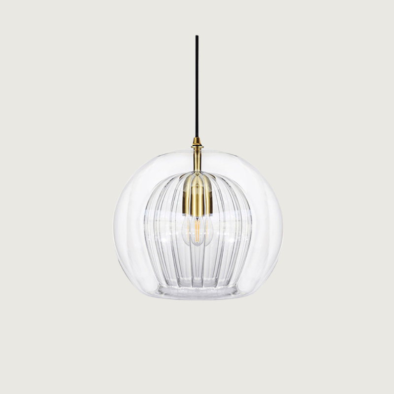 Elegant och Varm Glas Hänglampa – Stil och Finess 