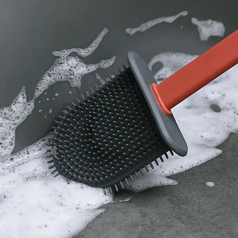 Flexibel Silikon Toalettborste – Effektiv och Hygienisk Rengöring 